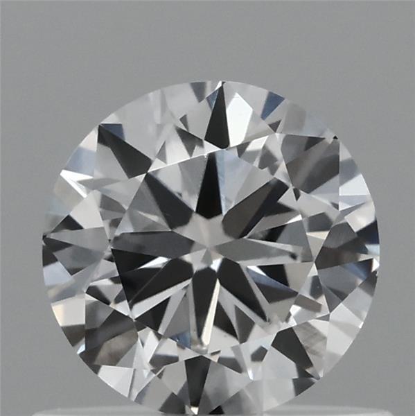 0.58 Carat Round Shaped, Good Cut, D Color, VS1 Clarity, IGI Certified Lab Grown Diamond