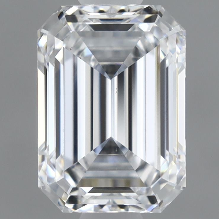 1.08 Carat Emerald Shaped, Ideal Cut, D Color, VS2 Clarity, IGI Certified Lab Grown Diamond