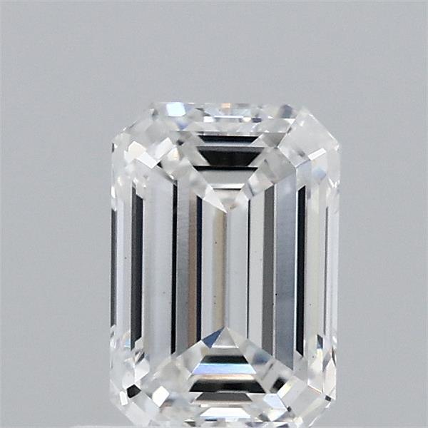 0.90 Carat Emerald Shaped, Ideal Cut, E Color, VS1 Clarity, IGI Certified Lab Grown Diamond