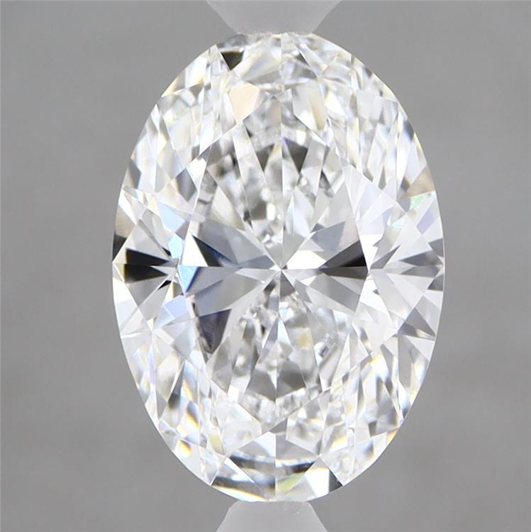 2.06 Carat Oval Shaped, Ideal Cut, D Color, VVS2 Clarity, IGI Certified Lab Grown Diamond