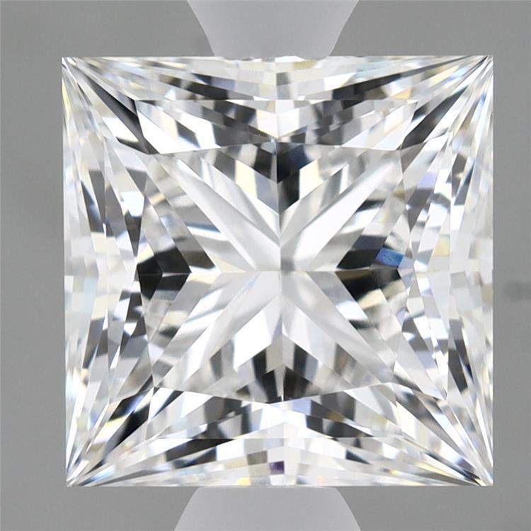3.00 Carat Princess Shaped, Excellent Cut, E Color, VVS2 Clarity, IGI Certified Lab Grown Diamond