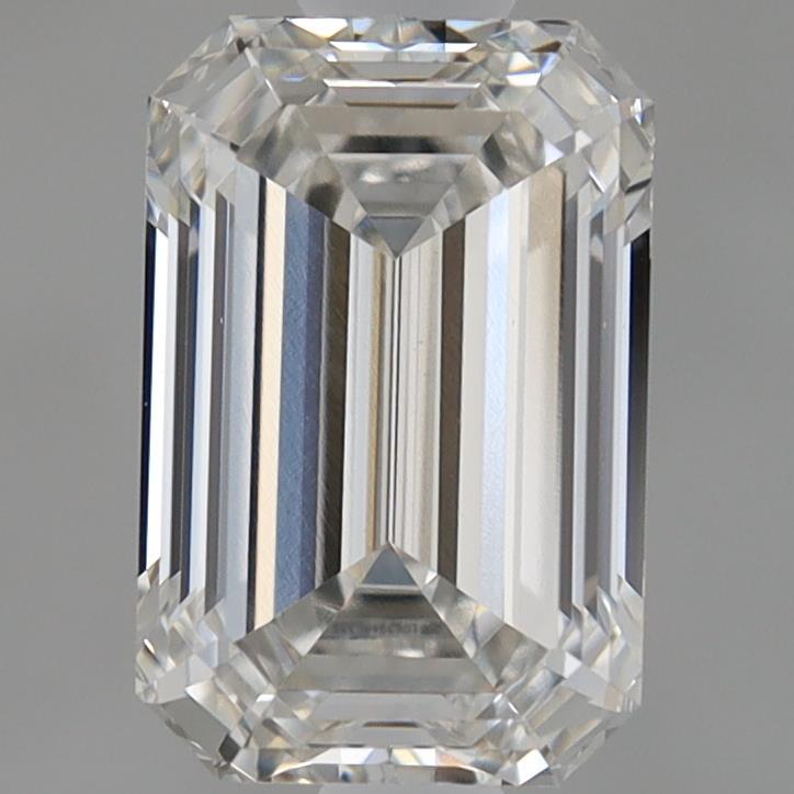 0.94 Carat Emerald Shaped, Ideal Cut, F Color, VS1 Clarity, IGI Certified Lab Grown Diamond