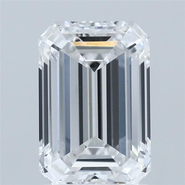 2.04 Carat Emerald Shaped, Ideal Cut, D Color, VVS2 Clarity, IGI Certified Lab Grown Diamond