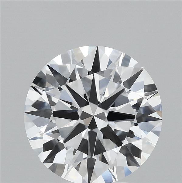 4.09 Carat Round Shaped, Ideal Cut, D Color, VVS1 Clarity, IGI Certified Lab Grown Diamond