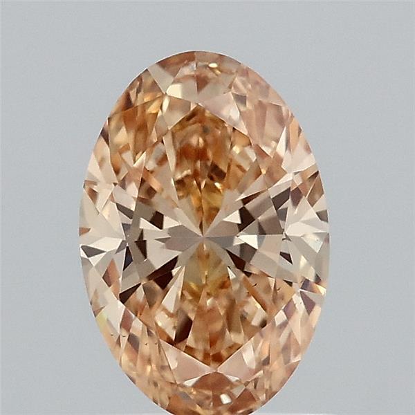 1.05 Carat Oval Shaped, Ideal Cut, FANCY INTENSE YELLOW Color, VS2 Clarity, IGI Certified Lab Grown Diamond