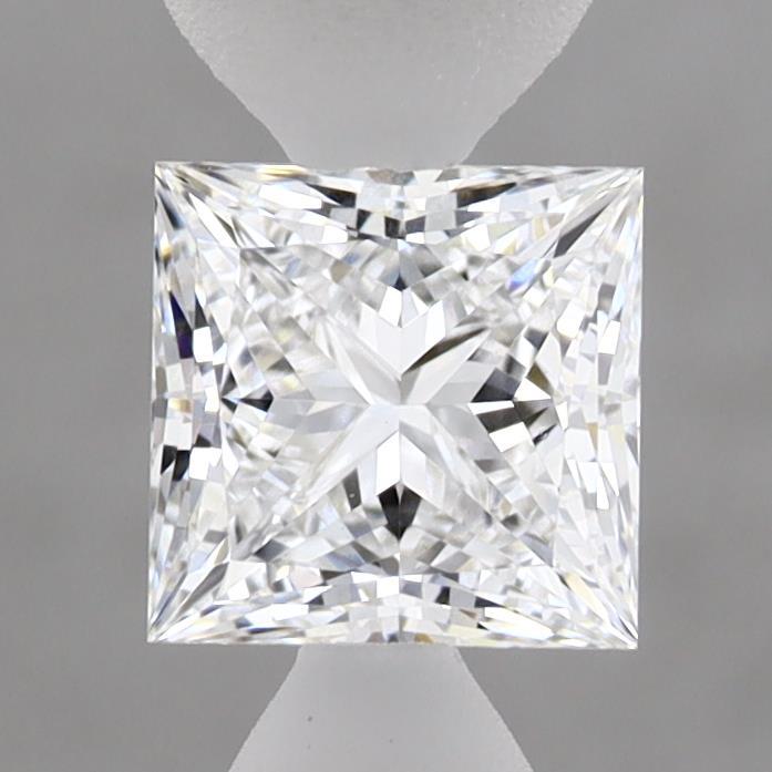 1.02 Carat Princess Shaped, Ideal Cut, D Color, VVS2 Clarity, IGI Certified Lab Grown Diamond