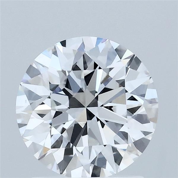 1.58 Carat Round Shaped, Ideal Cut, D Color, VVS2 Clarity, IGI Certified Lab Grown Diamond
