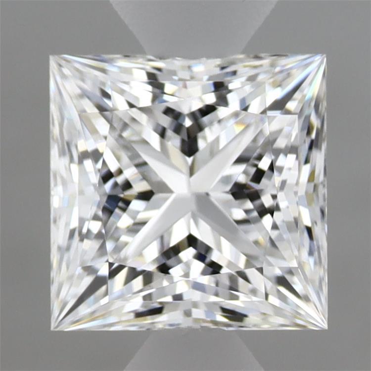 1.59 Carat Princess Shaped, Excellent Cut, D Color, VVS2 Clarity, IGI Certified Lab Grown Diamond