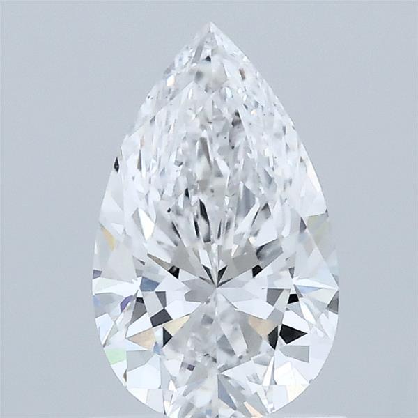1.00 Carat Pear Shaped, Ideal Cut, D Color, VS2 Clarity, IGI Certified Lab Grown Diamond