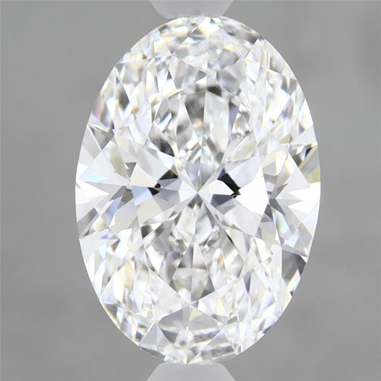 2.06 Carat Oval Shaped, Ideal Cut, D Color, VVS2 Clarity, IGI Certified Lab Grown Diamond