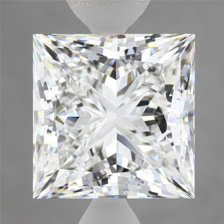 5.01 Carat Princess Shaped, Ideal Cut, F Color, VS1 Clarity, IGI Certified Lab Grown Diamond