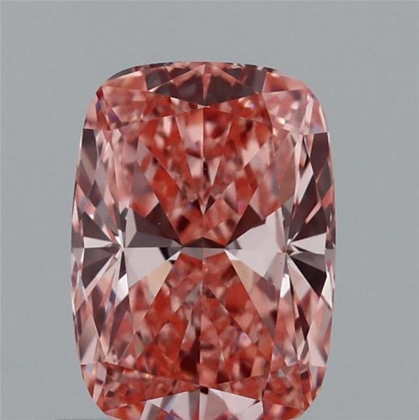 1.05 Carat Cushion Shaped, Ideal Cut, FANCY VIVID PINK Color, VS1 Clarity, IGI Certified Lab Grown Diamond