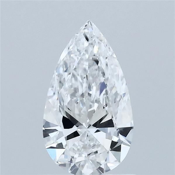 0.71 Carat Pear Shaped, Ideal Cut, D Color, VVS2 Clarity, IGI Certified Lab Grown Diamond