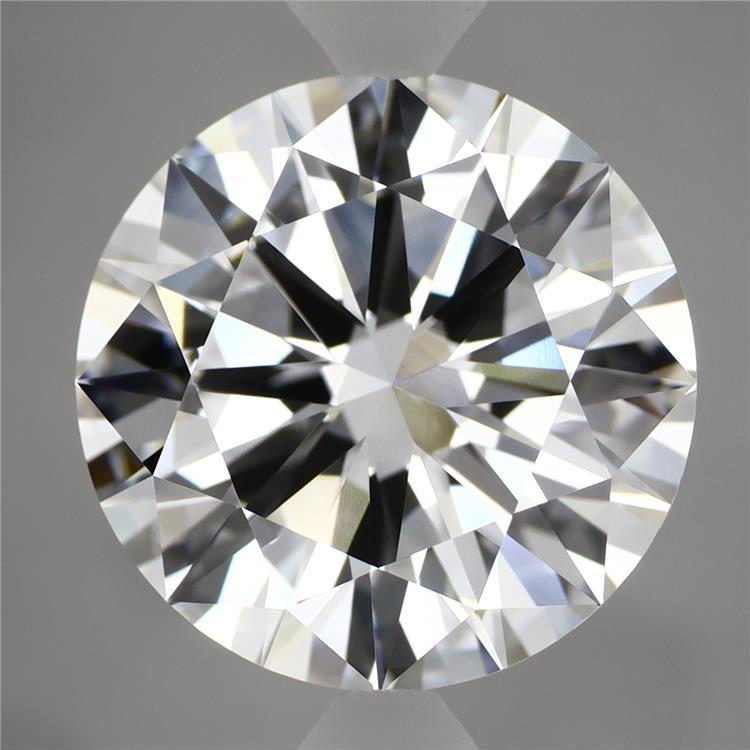 6.09 Carat Round Shaped, Excellent Cut, F Color, VVS2 Clarity, IGI Certified Lab Grown Diamond