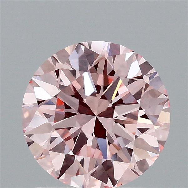 1.53 Carat Round Shaped, Ideal Cut, FANCY INTENSE PINK Color, VS1 Clarity, IGI Certified Lab Grown Diamond