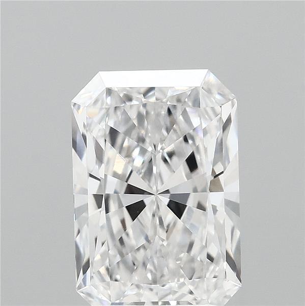 2.60 Carat Radiant Shaped, Ideal Cut, D Color, VVS1 Clarity, IGI Certified Lab Grown Diamond