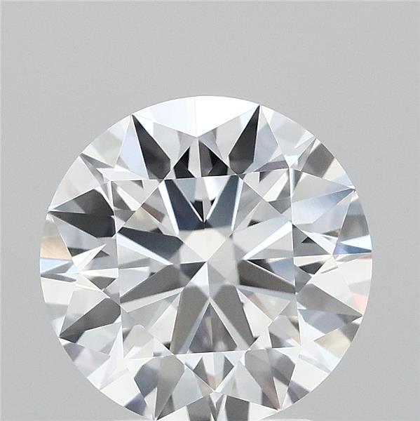 3.06 Carat Round Shaped, Ideal Cut, D Color, VVS1 Clarity, IGI Certified Lab Grown Diamond