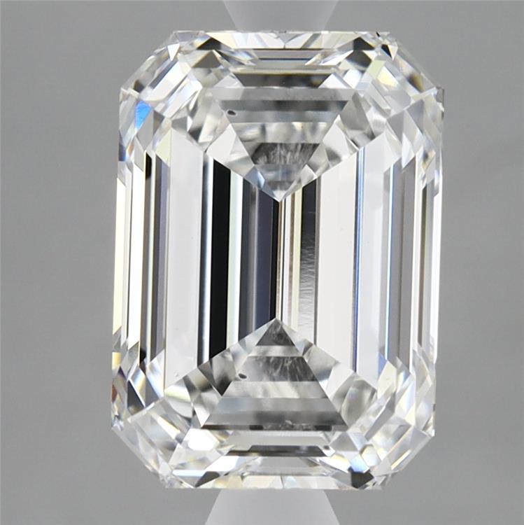 3.60 Carat Emerald Shaped, Ideal Cut, E Color, VS2 Clarity, IGI Certified Lab Grown Diamond