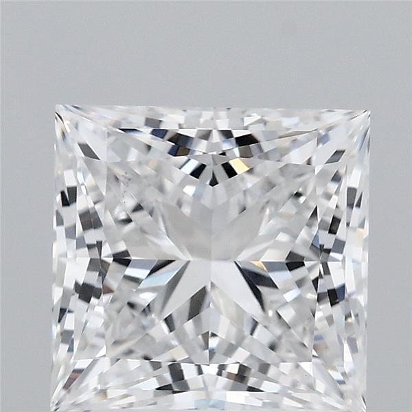 3.07 Carat Princess Shaped, Ideal Cut, D Color, VS1 Clarity, IGI Certified Lab Grown Diamond
