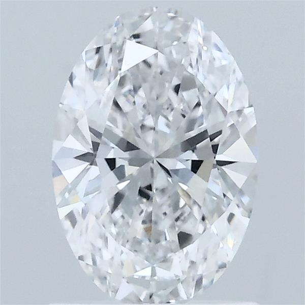 1.07 Carat Oval Shaped, Ideal Cut, D Color, VVS2 Clarity, IGI Certified Lab Grown Diamond