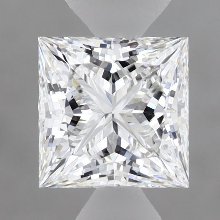 1.35 Carat Princess Shaped, Ideal Cut, D Color, VS1 Clarity, IGI Certified Lab Grown Diamond