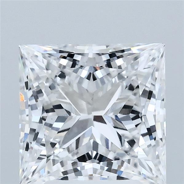 3.05 Carat Princess Shaped, Ideal Cut, E Color, VVS2 Clarity, IGI Certified Lab Grown Diamond