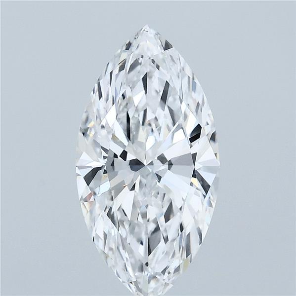 2.02 Carat Marquise Shaped, Ideal Cut, D Color, VS1 Clarity, IGI Certified Lab Grown Diamond