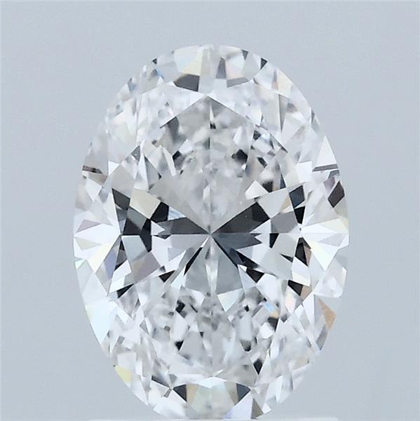 1.50 Carat Oval Shaped, Excellent Cut, D Color, VVS2 Clarity, IGI Certified Lab Grown Diamond