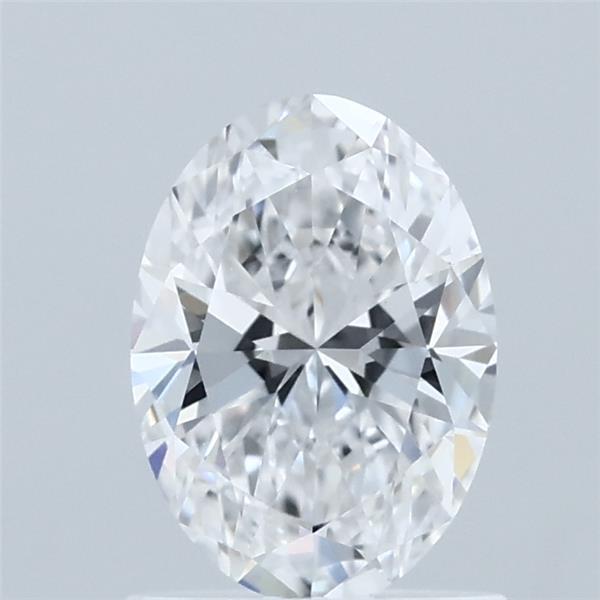 1.05 Carat Oval Shaped, Ideal Cut, D Color, VVS2 Clarity, IGI Certified Lab Grown Diamond