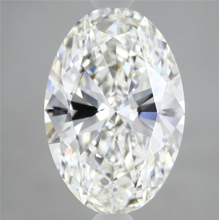 2.97 Carat Oval Shaped, Ideal Cut, F Color, VVS2 Clarity, IGI Certified Lab Grown Diamond
