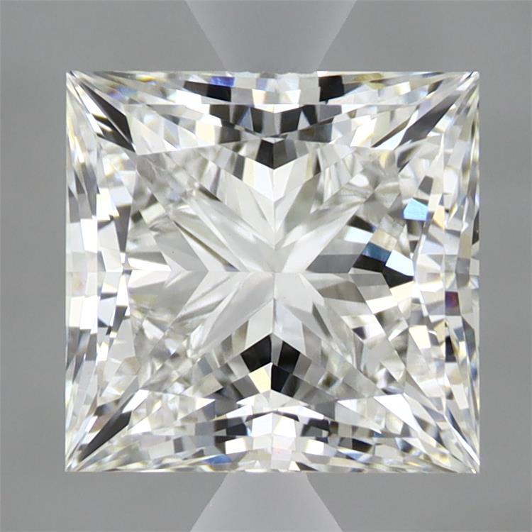 2.89 Carat Princess Shaped, Ideal Cut, F Color, VVS2 Clarity, IGI Certified Lab Grown Diamond