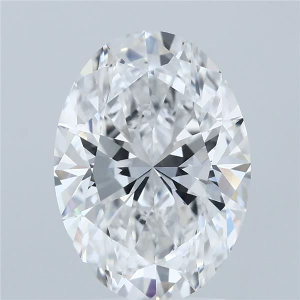 3.00 Carat Oval Shaped, Ideal Cut, E Color, VVS2 Clarity, IGI Certified Lab Grown Diamond