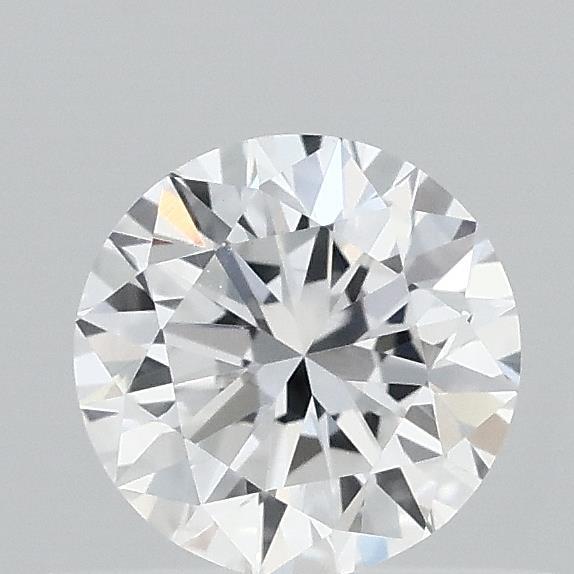 0.45 Carat Round Shaped, Very Good Cut, D Color, VVS2 Clarity, IGI Certified Lab Grown Diamond