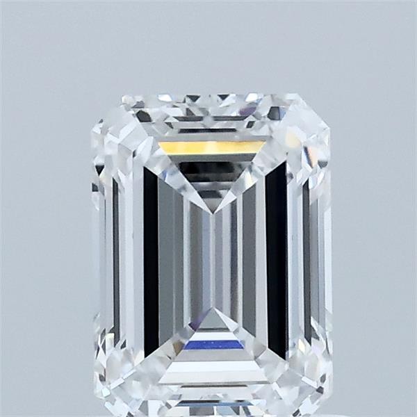 1.05 Carat Emerald Shaped, Ideal Cut, D Color, VVS2 Clarity, IGI Certified Lab Grown Diamond