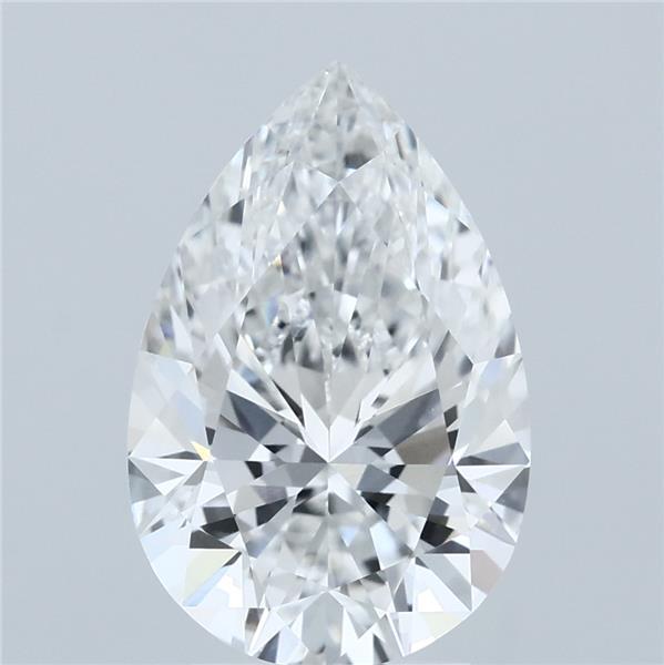 3.10 Carat Pear Shaped, Ideal Cut, F Color, VVS2 Clarity, IGI Certified Lab Grown Diamond