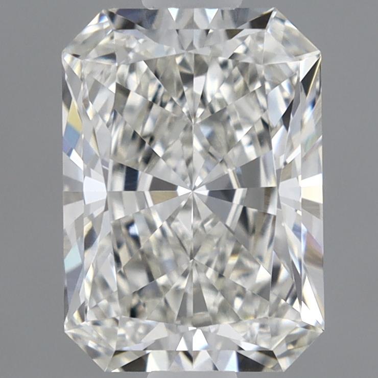 1.11 Carat Radiant Shaped, Ideal Cut, F Color, VVS2 Clarity, IGI Certified Lab Grown Diamond