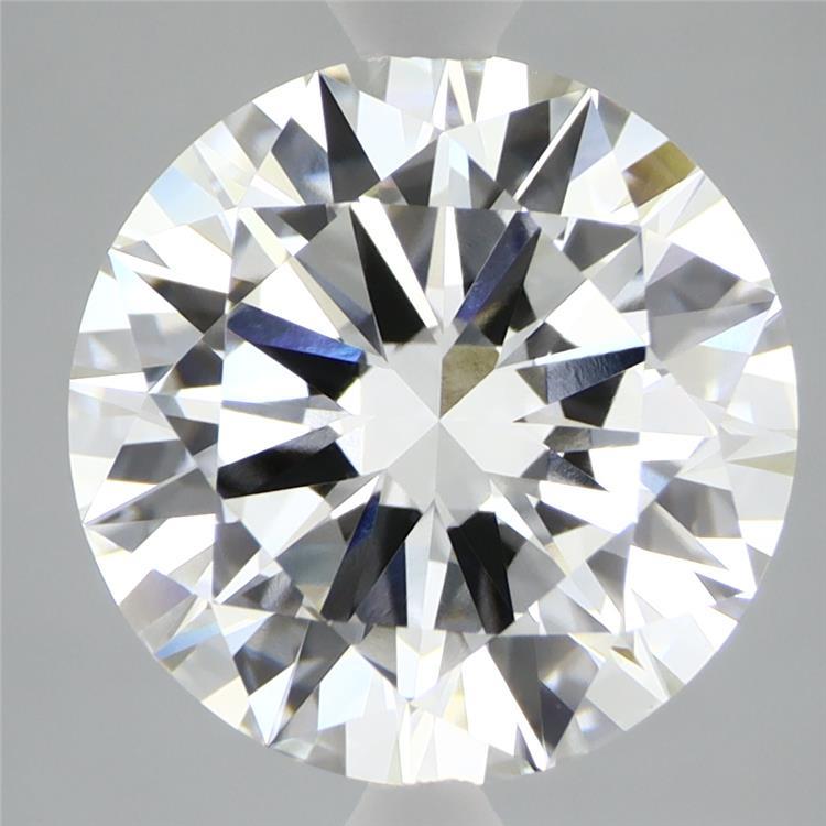 4.53 Carat Round Shaped, Excellent Cut, F Color, VVS2 Clarity, IGI Certified Lab Grown Diamond