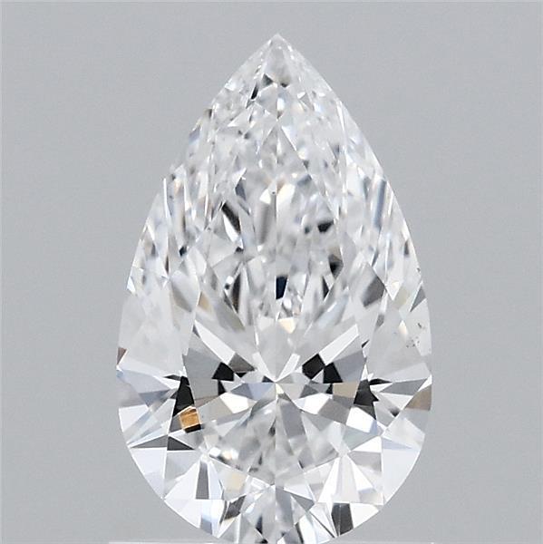 0.97 Carat Pear Shaped, Ideal Cut, D Color, VS1 Clarity, IGI Certified Lab Grown Diamond