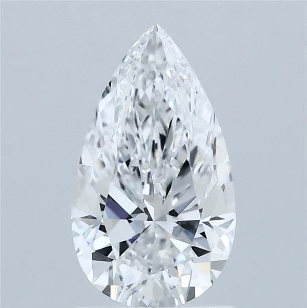 1.09 Carat Pear Shaped, Ideal Cut, D Color, VS1 Clarity, IGI Certified Lab Grown Diamond