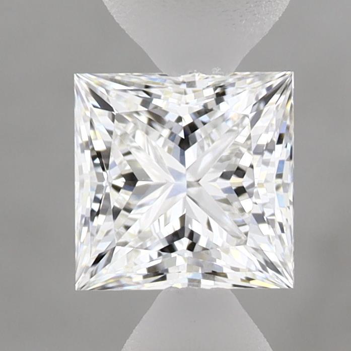 1.02 Carat Princess Shaped, Ideal Cut, D Color, VVS2 Clarity, IGI Certified Lab Grown Diamond