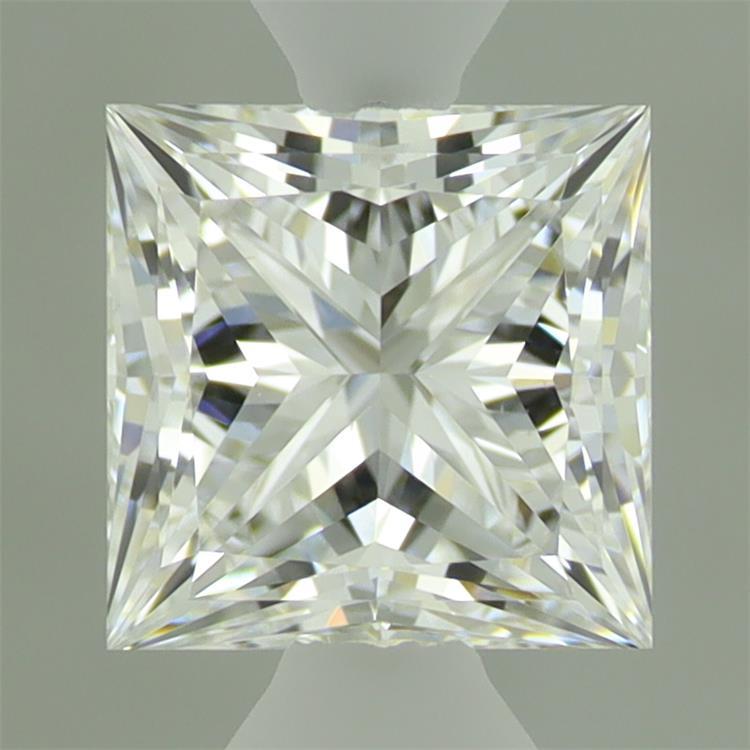 1.07 Carat Princess Shaped, Ideal Cut, D Color, VS1 Clarity, IGI Certified Lab Grown Diamond