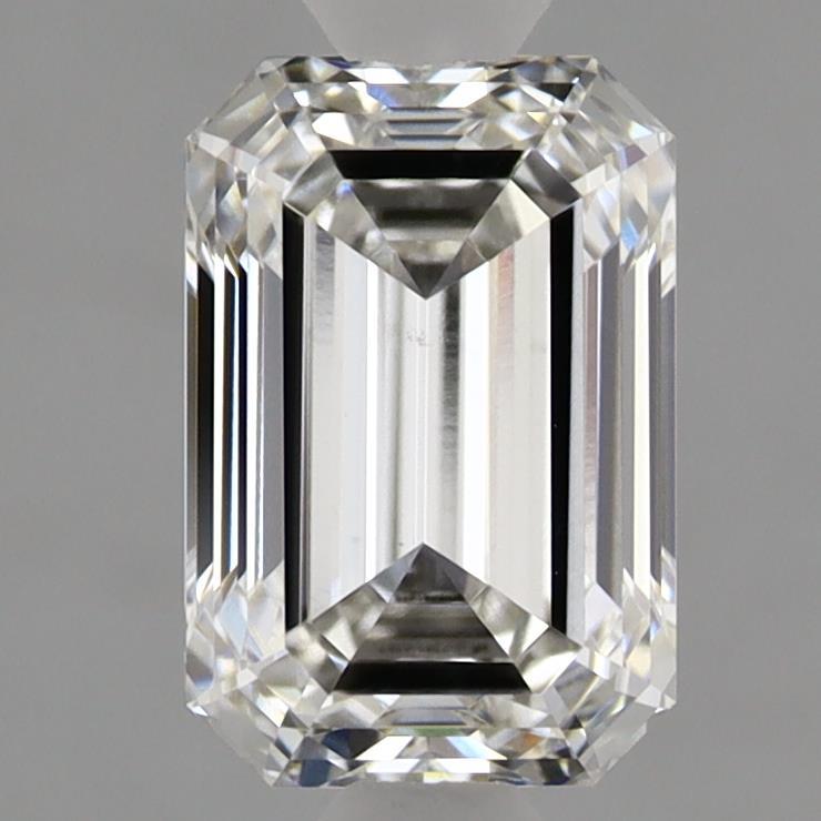 1.41 Carat Emerald Shaped, Ideal Cut, F Color, VS1 Clarity, IGI Certified Lab Grown Diamond