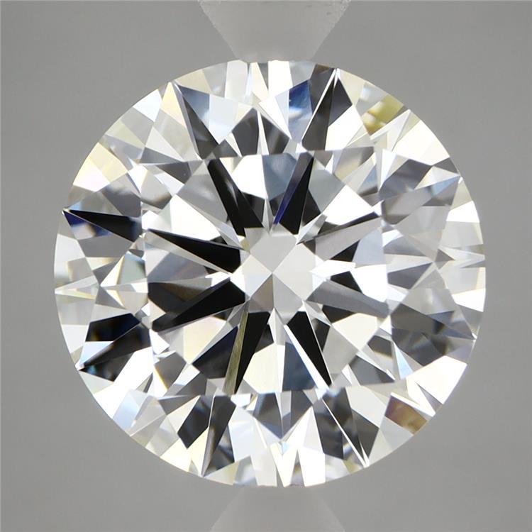 5.03 Carat Round Shaped, Ideal Cut, F Color, VVS2 Clarity, IGI Certified Lab Grown Diamond