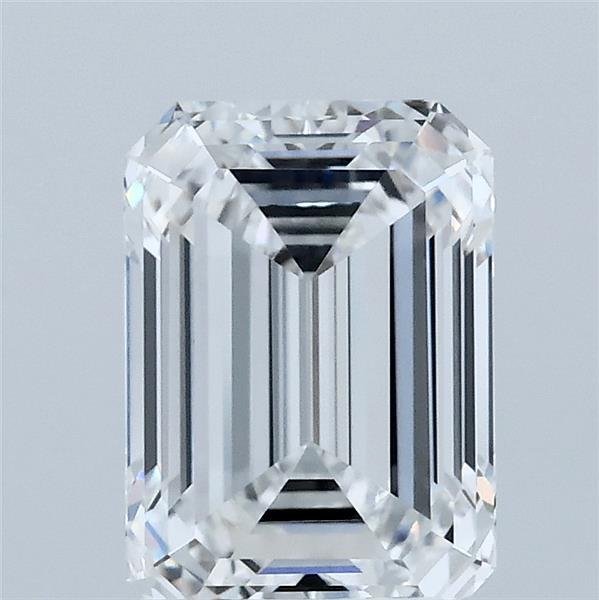 2.05 Carat Emerald Shaped, Ideal Cut, D Color, VVS1 Clarity, IGI Certified Lab Grown Diamond