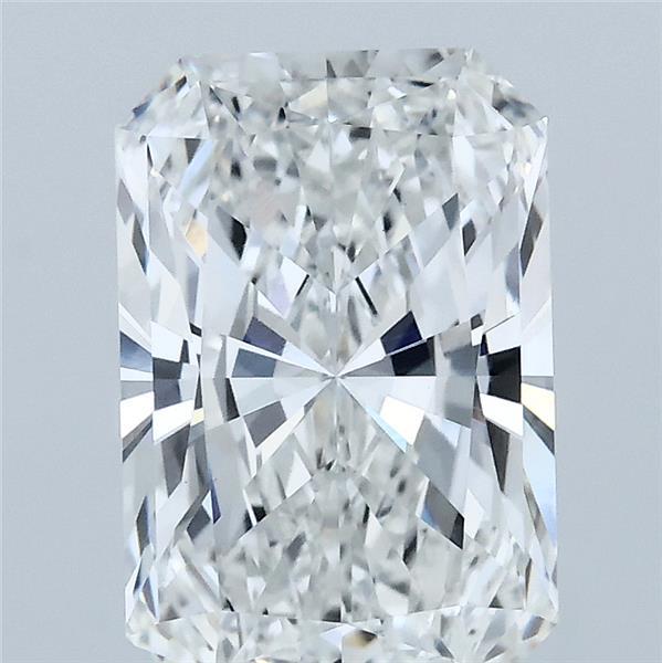 3.02 Carat Radiant Shaped, Ideal Cut, E Color, VVS2 Clarity, IGI Certified Lab Grown Diamond