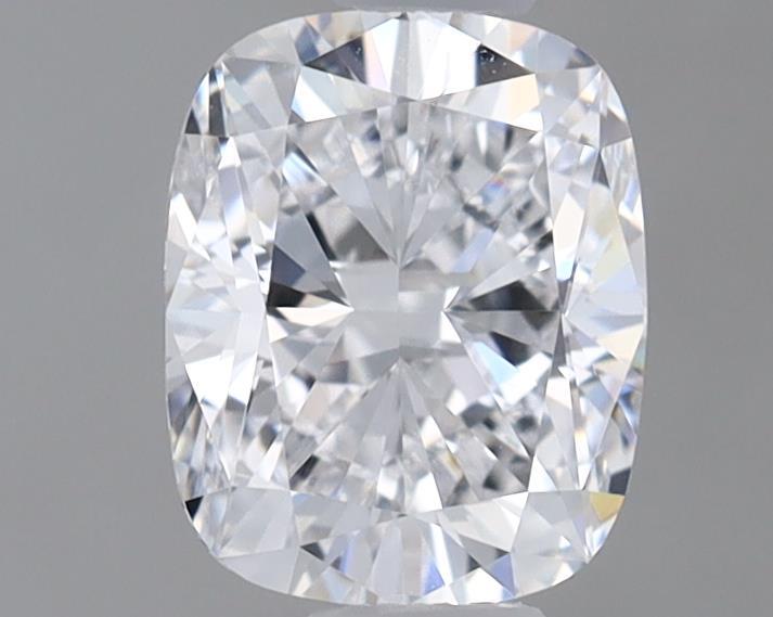 1.06 Carat Cushion Shaped, Ideal Cut, D Color, VVS2 Clarity, IGI Certified Lab Grown Diamond