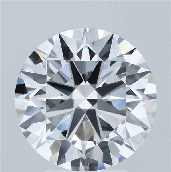 4.00 Carat Round Shaped, Excellent Cut, F Color, VS1 Clarity, IGI Certified Lab Grown Diamond