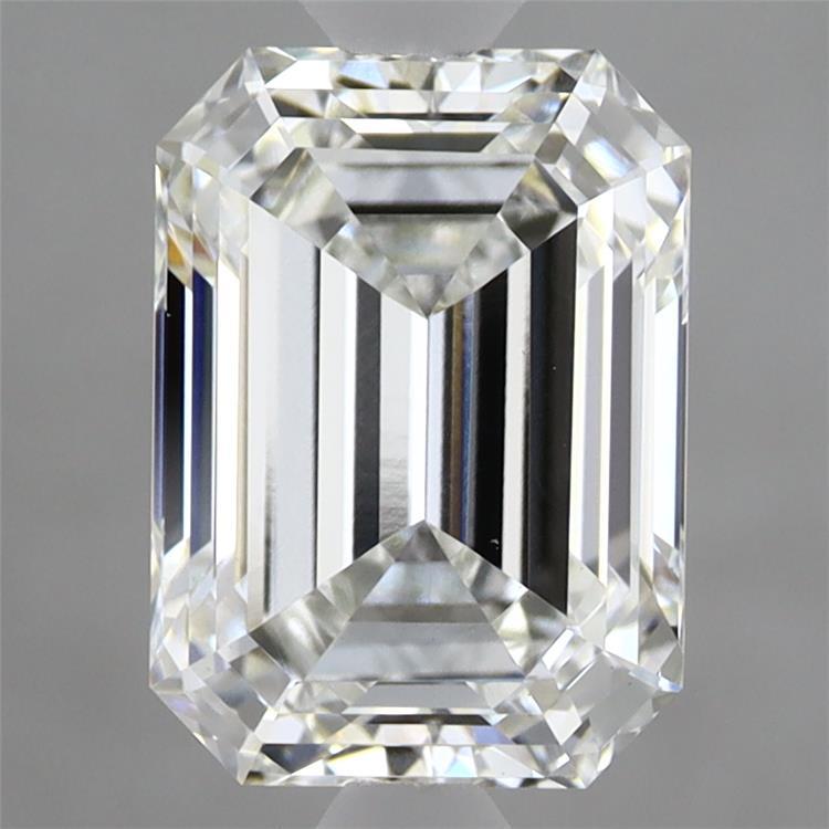 2.71 Carat Emerald Shaped, Ideal Cut, F Color, VS1 Clarity, IGI Certified Lab Grown Diamond