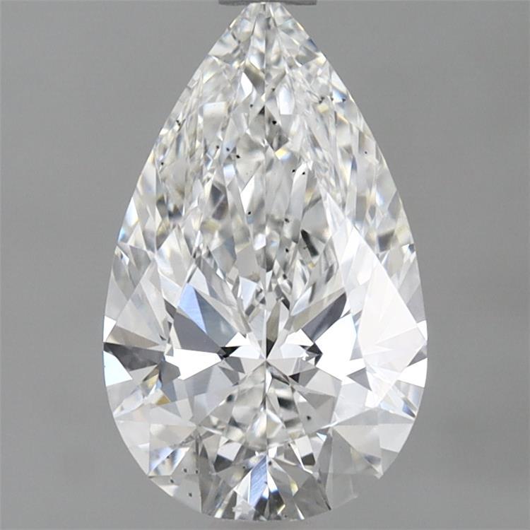 1.55 Carat Pear Shaped, Ideal Cut, E Color, SI1 Clarity, IGI Certified Lab Grown Diamond
