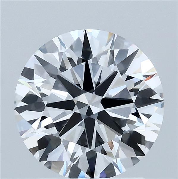 2.04 Carat Round Shaped, Ideal Cut, D Color, VVS2 Clarity, IGI Certified Lab Grown Diamond